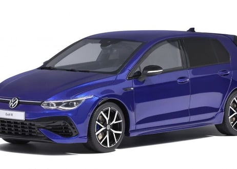 Otto mobile 1/18 (OT413) Volkswagen Golf VIII R 2021 Lapiz Blue Metallic