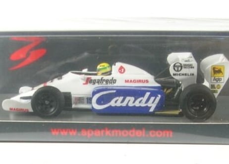 Spark 1/43 (S2778) Toleman TG184 #19 2nd Monaco GP 1984