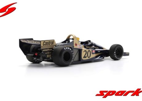 Spark 1/18 (18S372) Wolf WR1 #20 Winner Monaco GP 1977 Jody Scheckter With Acrylic Cover