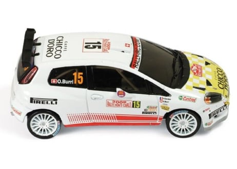 ixo models 1/43 (RAM380) Fiat Abarth Grande Punto S2000 #15 7th Rally Monte Carlo 2009