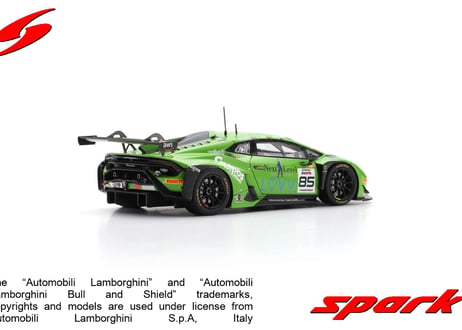 Spark 1/43(SB711)Lamborghini Huracan GT3 EVO2 #85 GRT GrasserRacingTeam WinnerSilverCup 24HSpa 2023