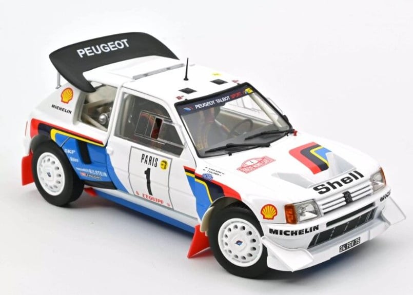 ミニカー 1/43 ノレブ プジョー 205T16 パリダカ ウェザリング仕様 ミニカー 1/43 ノレブ プジョー 205T16 パリダカ ウェザリング