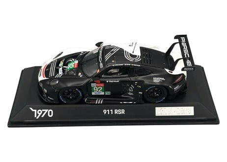 Spark 1/43  (WAP0209020MLEM) Porsche 911 RSR #92 Le Mans 2020 Black / White