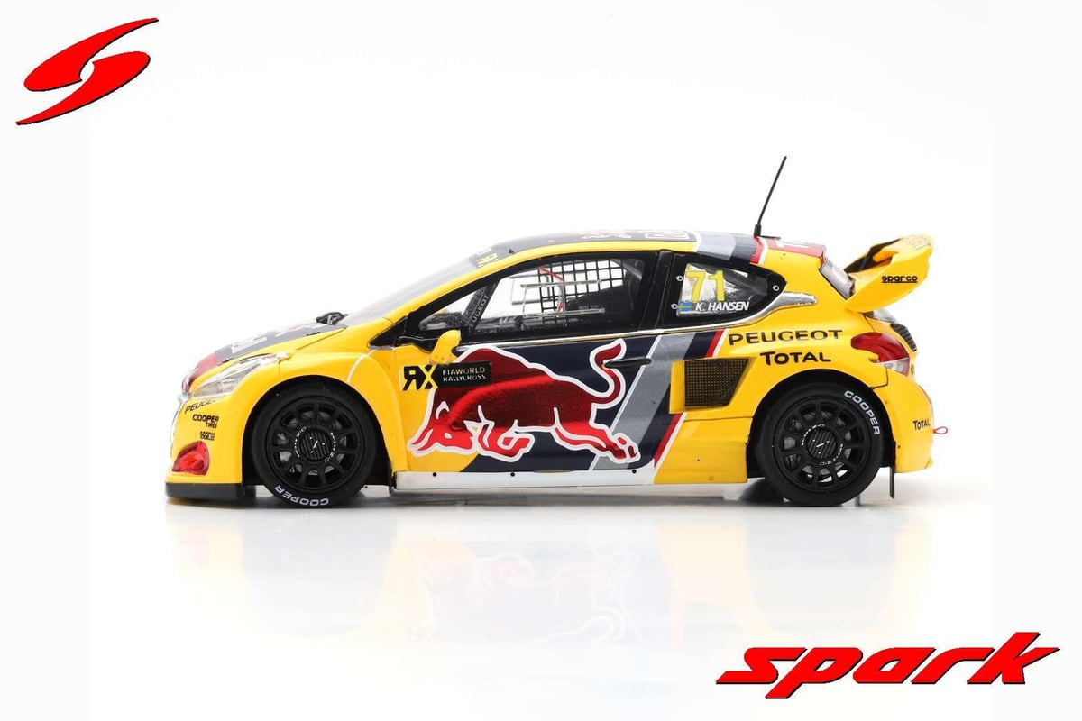 Spark WR-Peugeot ミニカー #36　PEUGEOT Spark 1/43 (S7806) Peugeot 208 WRX #71 Rd.4 Wor
