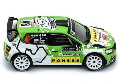 ixo models 1/43 (RAM628) Skoda Fabia R5 #48 Rally Monte Carlo 2016 Lappi