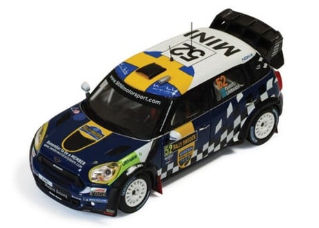 ixo models 1/43 (RAM493) Mini John Cooper Works #52  Rally Sweden 2012