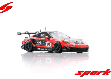 Spark 1/43 (SG850) Porsche 911 GT3 CUP ＃127 KKramer Racing Winner Cup 2 class 24H Nurburgring 2022