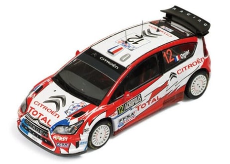 ixo models 1/43 (RAＭ377) Citroen C4 WRC #12 2nd Rally Acropolis 2009 S.Ogier