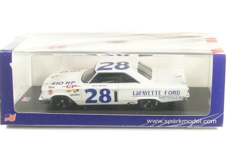 Spark 1/43 (US112) FORD GALAXIE #28 RIVERSIDE 1963