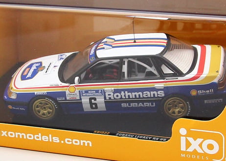 ixo models 1/43 (KBI022) SUBARU Legacy RS #6 Winner Manx Rally 1991
