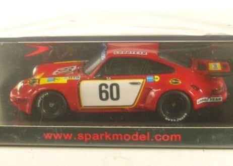 Spark 1/43 (S9804) PORSCHE 911 Carrera RSR 3.0 #60 24h LeMans 1975