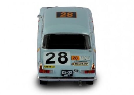 ixo models 1/43 (RAC353) Moskvitch 412 #28 Rally London-Mexico 1970