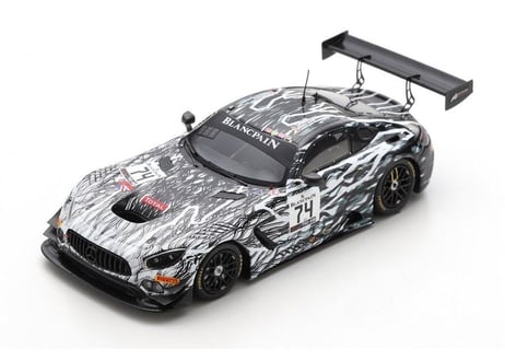 Spark 1/43 (SB268) MERCEDES-AMG GT3 #74 RAM RACING 2ND PRO-AM CUP CLASS 24H SPA 2019