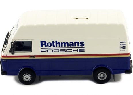 ixo models 1/43 (RAC285) Volkswagen LT35 LWB Rallye Assistance Van "Rothmans Porsche" white/blue