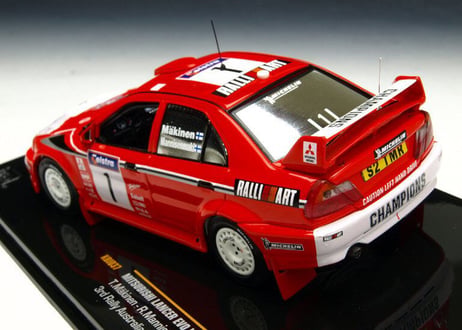ixo models 1/43 (KBI037) MITSUBISHI LANCER EVO VI #1 3rd Rally Australia