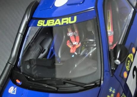 Sun Star 1/18 (5508) Subaru Impreza 555 #2 2nd Safari Rally Kenya 1996