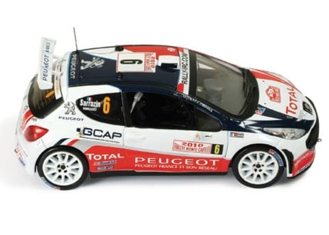 ixo models 1/43 (RAM421) Peugeot 207 S2000 #6 4th Rally Monte Carlo 2010