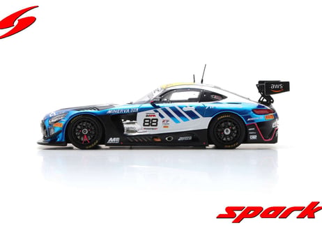 Spark 1/43 (SB701) Mercedes-AMG GT3 #88 AKKODIS ASP Team 2nd 24H Spa 2023