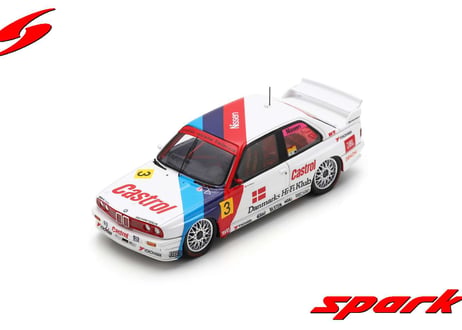 Spark 1/43 (S2821) BMW E30 M3 #3 Schnitzer GP Denmark 1991