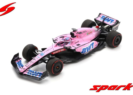 Spark 1/43 (S8522) Alpine A522 #14 BWT Alpine F1 Team 9th Bahrain GP 2022 Fernando Alonso