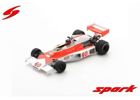 Spark 1/43 (S5744) MCLAREN M23 #40 BRITISH GP 1977 GILLES VILLENEUVE