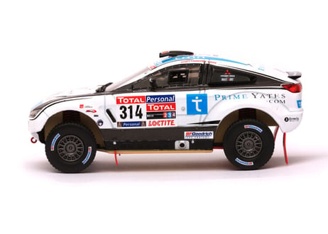 VITESSE 1/43 (43435) MITSUBISHI LANCER #314 RALLY DAKAR ARGENTINA-CHILE 2010