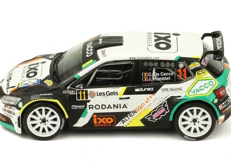 ixo models 1/43 (RAM692) Skoda Fabia R5 #11  Rallye Condroz 2018