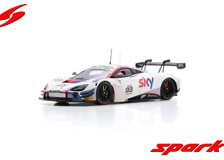 Spark 1/43 (SB712) McLaren 720S GT3 EVO #93 SKY-Tempesta Racing 3rd Bronze Cup 24H Spa 2023