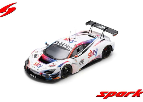 Spark 1/43 (SB712) McLaren 720S GT3 EVO #93 SKY-Tempesta Racing 3rd Bronze Cup 24H Spa 2023