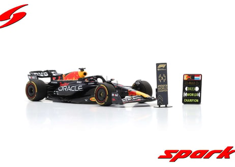 Spark 1/43 (S8919) Oracle Red Bull RB19 #1 Winter Qatar GP 2023 Formula One Drivers' Champion
