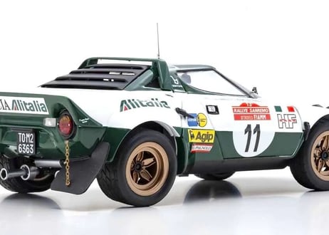 KYOSHO 1/18 (KS08130B) Lancia Stratos HF #11 Rallye Sanremo 1975