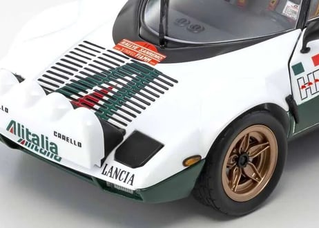 KYOSHO 1/18 (KS08130B) Lancia Stratos HF #11 Rallye Sanremo 1975