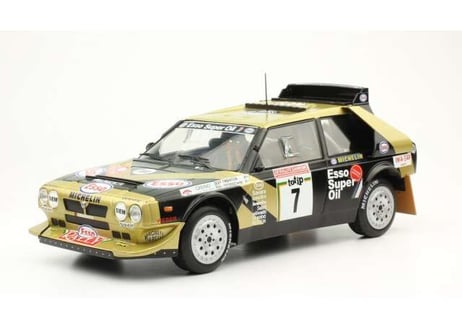 Triple9 1/18 (T9-1800215) Lancia Delta S4 #7 Rallye SanRemo 1986 black/gold