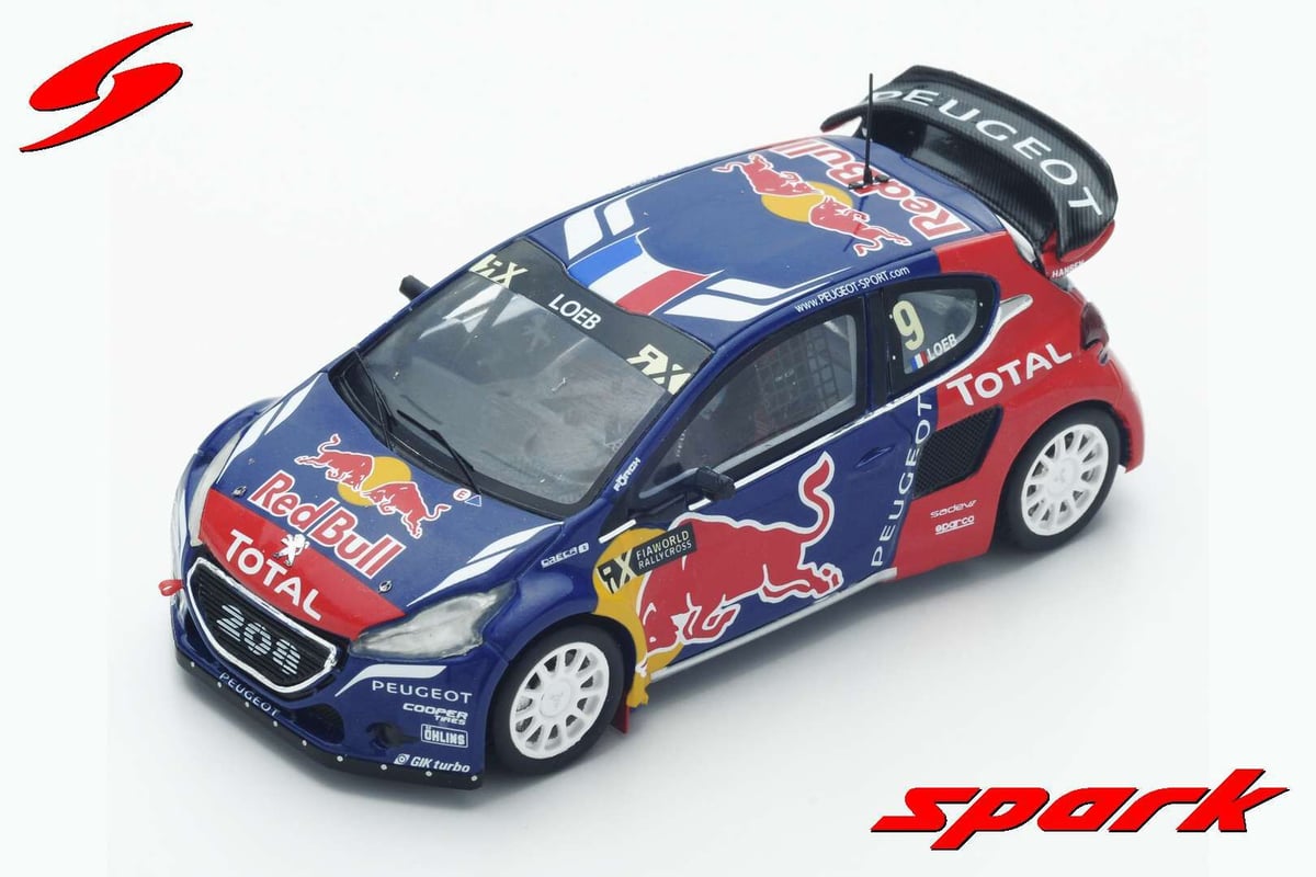 Spark 1/43 (S5193) Peugeot 208 WRX #9 Winner Wo