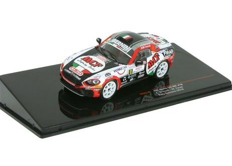 ixo models 1/43 (RAM719) Fiat Abarth 124 RGT #10 Rallye San Remo 2019