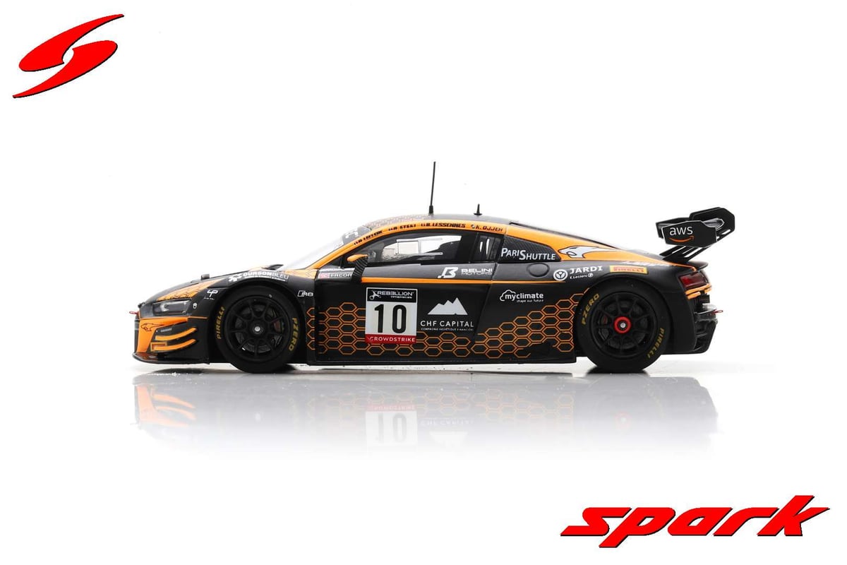 Spark Audi R8 lms 2018年スパ24時間レース 1/43 Spark Model】 1/43スケール ミニカー 【Audi R8 LMS GT3 2018