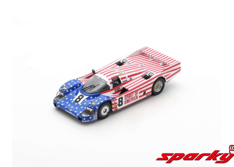 Sparky 1/64 (Y176) PORSCHE 956 #8 24h Le Mans 1