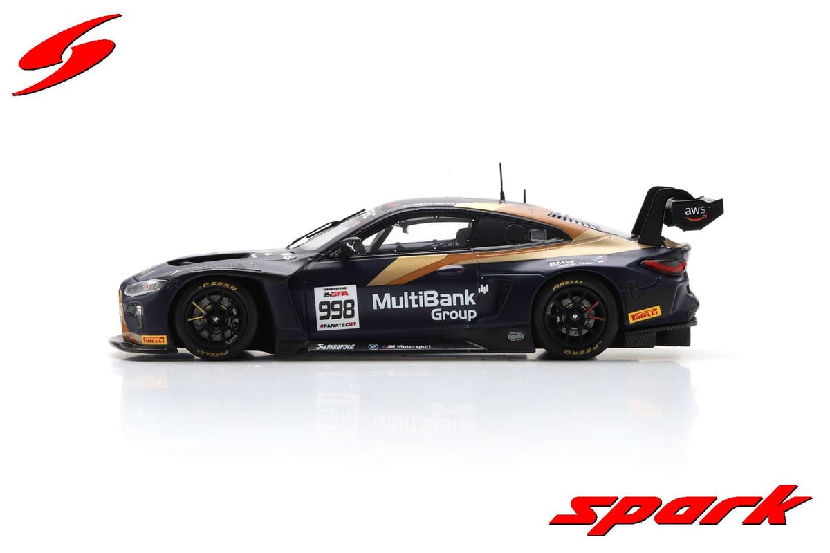 1/43 Spa24h スパーク No.998 ROWE Racing 1/43 Spark BMW M4 GT3 No.998 ROWE Racing 24H Spa 2023 D