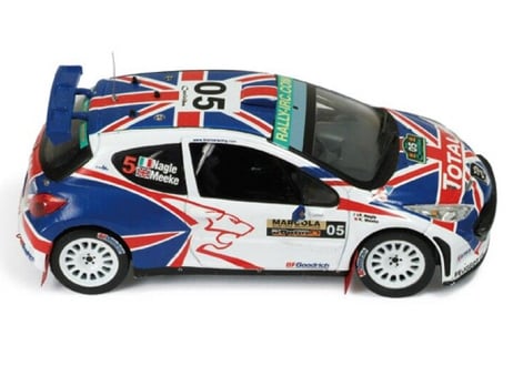 ixo models 1/43 (RAM368) Peugeot 207 S2000 #5 Winner Rally Brazil 2009