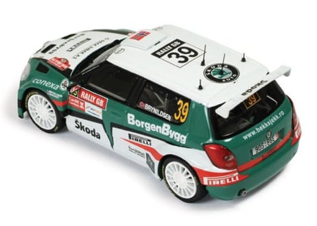 ixo models 1/43 (RAM402) SKODA ファビア S2000 #39 2009年 ラリー･GB PWRC Winner