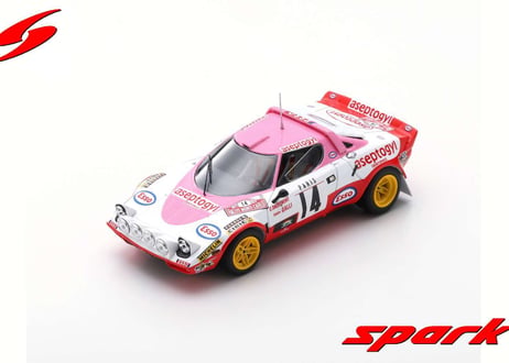 Spark 1/43 (S9101) LANCIA STRATOS #14 WINNER COUPES DES DAMES MONTE CARLO 1977