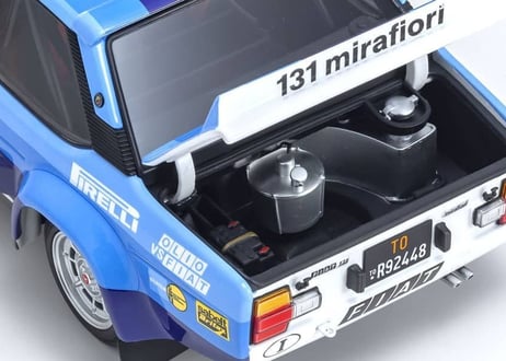 KYOSHO 1/18 (KS08376A) Fiat 131 Abarth Rally 1980 Portugal # 5
