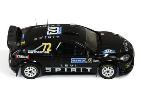 Foixo models 1/43 (RAM392) Ford Focus RS WRC08 #72  15th Rally Finland 2009