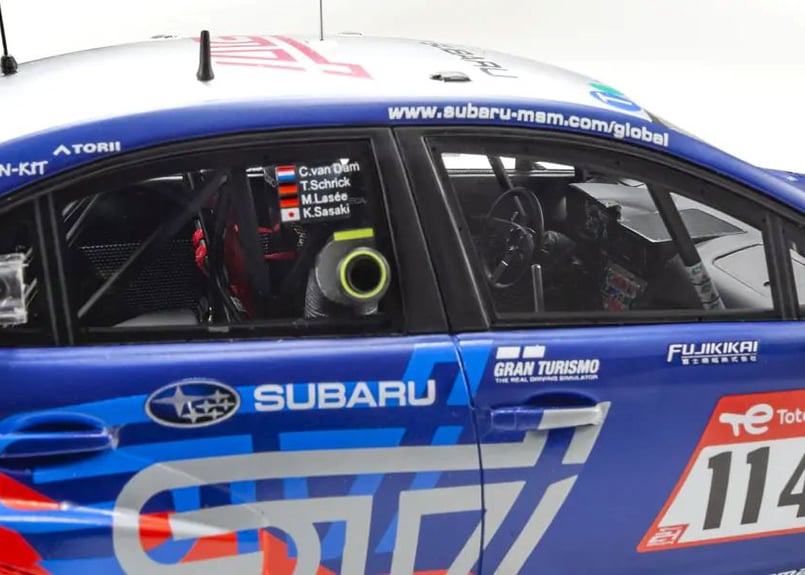 KYOSHO 1/18 (KSR18058A) SUBARU WRX #114 STi NBR