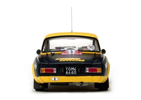 Sun Star 1/18 (4953) Fiat 124 Abarth #5 Rally Rallye Monte-Carlo 1976