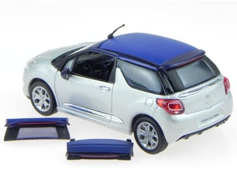 NOREV 1/43 (155289) Citroen DS3 Cabrio 2013 Grey & Blue