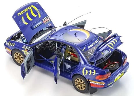 KYOSHO 1/18 (KS08962A) SUBARU Impreza #4 RAC Rally 1994