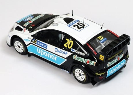 ixo models 1/43 (RAM338) FORD FOCUS RS 07 WRC #20 RALLY FILAND 2008 (SPECIAL DECORATION)