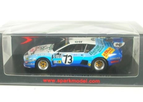 Spark 1/43 (S5683) RENAULT ALPINE A310 #73 TEST LE MANS 1978