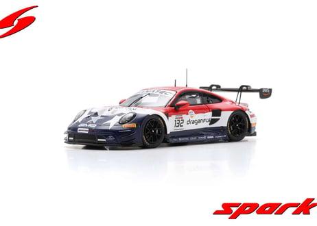 Spark 1/43(SB744)Porsche 911 GT3 R (992) #132 GMG Racing by Car Collection Motorsport 24H Spa 2023